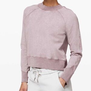 lululemon Ready to Roll Crew: Washed Vintage Mauve